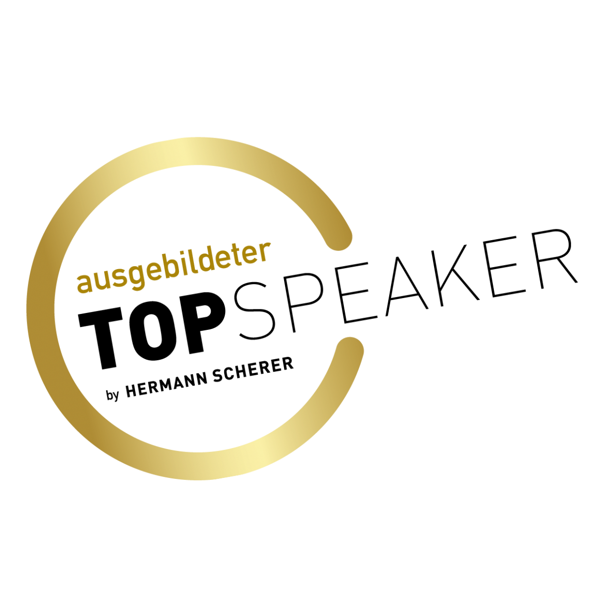Ausgebildeter Top Speaker by Hermann Scherer